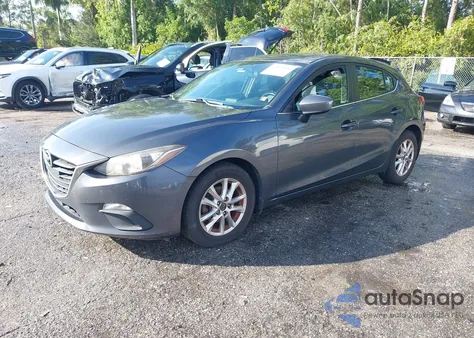 2014 Mazda Mazda3 I Touring z USA, uszkodzony, nr VIN JM1BM1L75E1160047